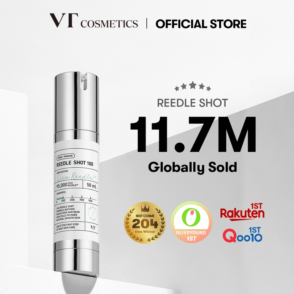 [VT] REEDLE SHOT 100 / 300 / 700 skin starter, skin absorption improvment+PDRN Essence pouch [Official Flagship]